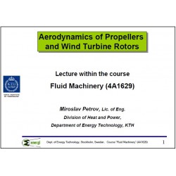 Aerodynamics of Propellers and Wind Turbine Rotors( آیرودینامیک پروانه و روتور توربین بادی )